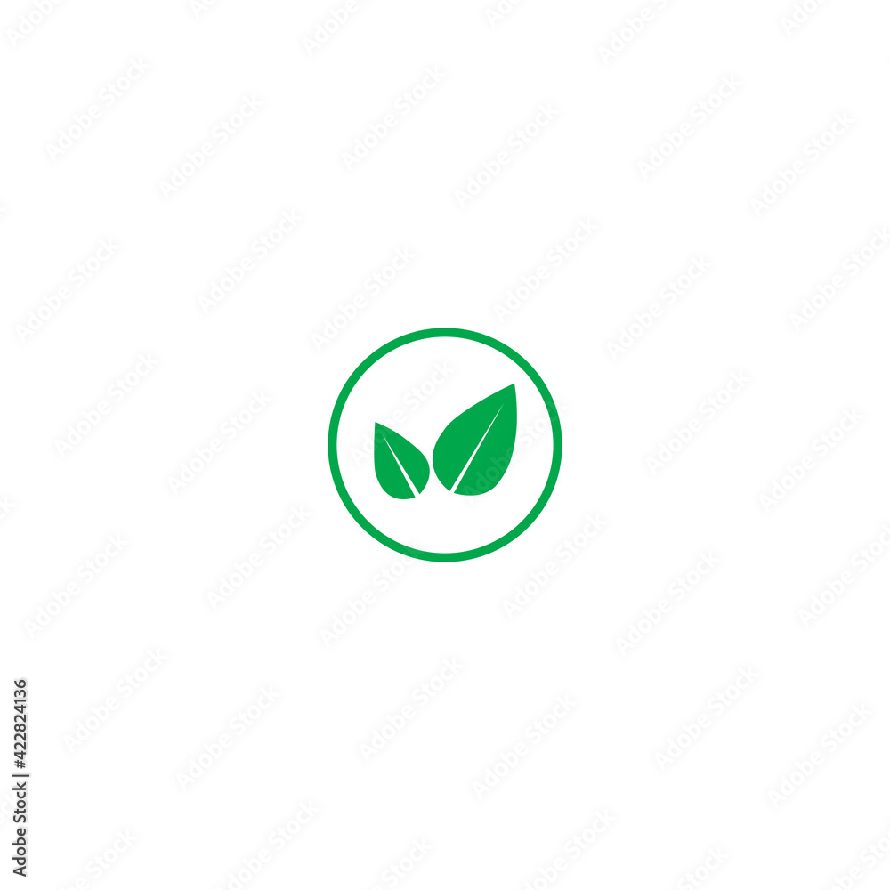 Colored sign icon, healthy food banner, leaf sign. Vector illustration eps 10 Colored sign icon, healthy food banner, leaf sign. Vector illustration eps 10