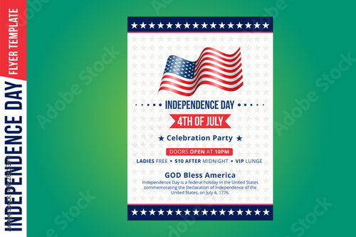 Happy independence day 4 th july, United states of america day. United states of america independence day. 4th july Happy independence day flyer design template. USA symbol, fourth of july Independenc