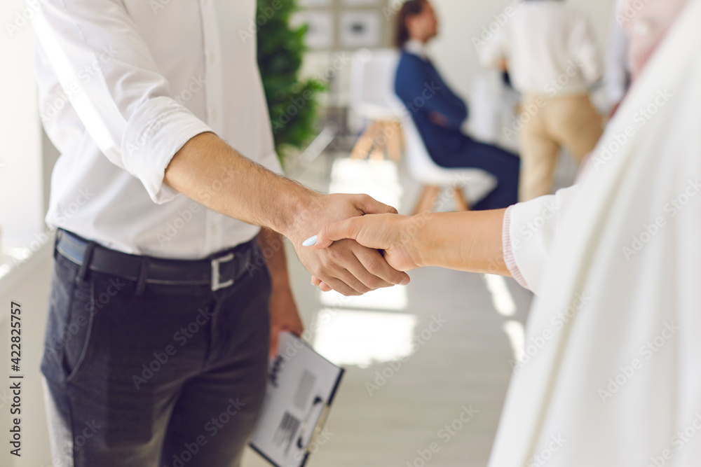 Fototapeta premium Success, agreement, deal concept