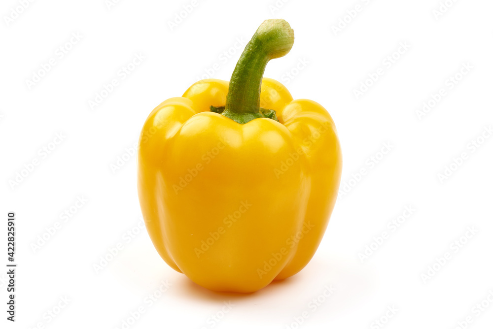Fresh paprika, Bell Pepper, isolated on white background. High resolution image Fresh paprika, Bell Pepper, isolated on white background. High resolution image