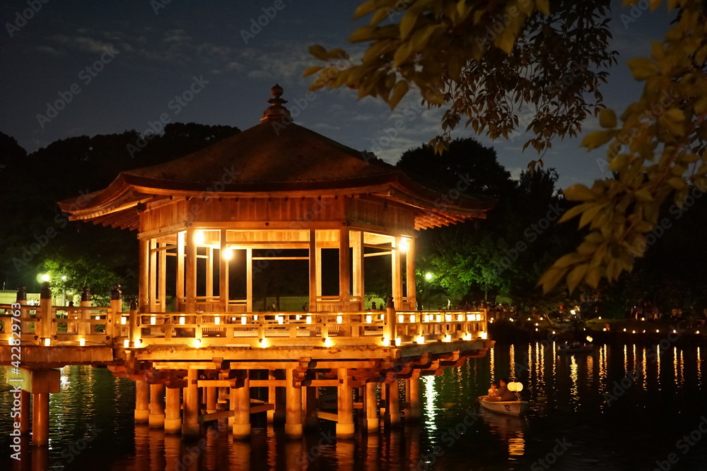 Night View of Japanese Pavillion Night View of Japanese Pavillion