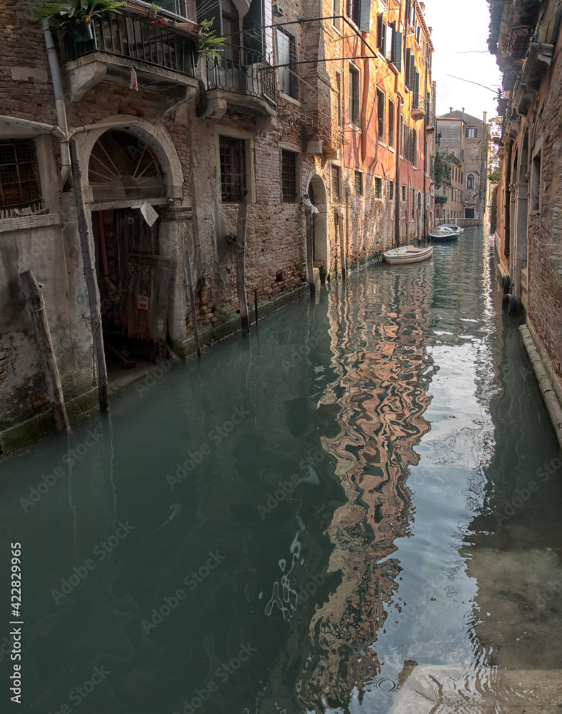Venice. Italy. An empty city without tourists. City landscape.