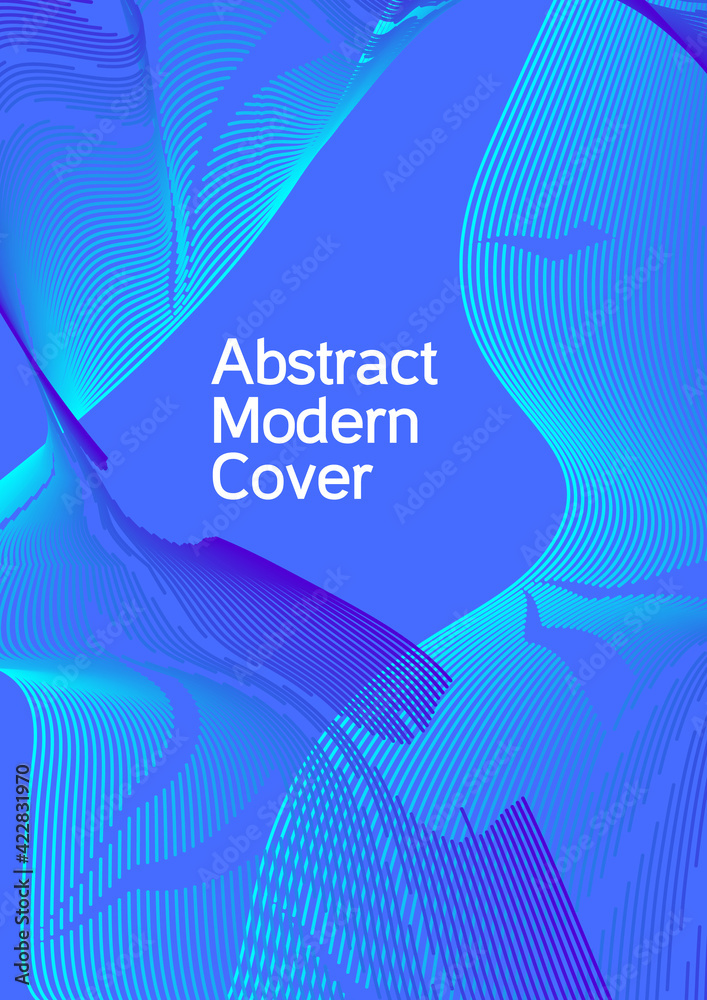 Modern design template. Creative fluid backgrounds from current forms to design
