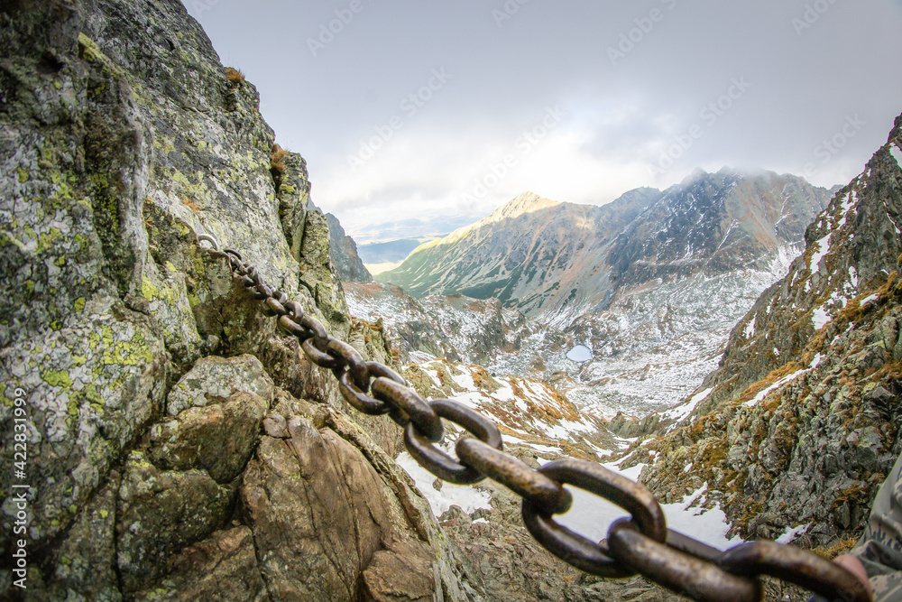 Szlak na Zawrat, Tatry