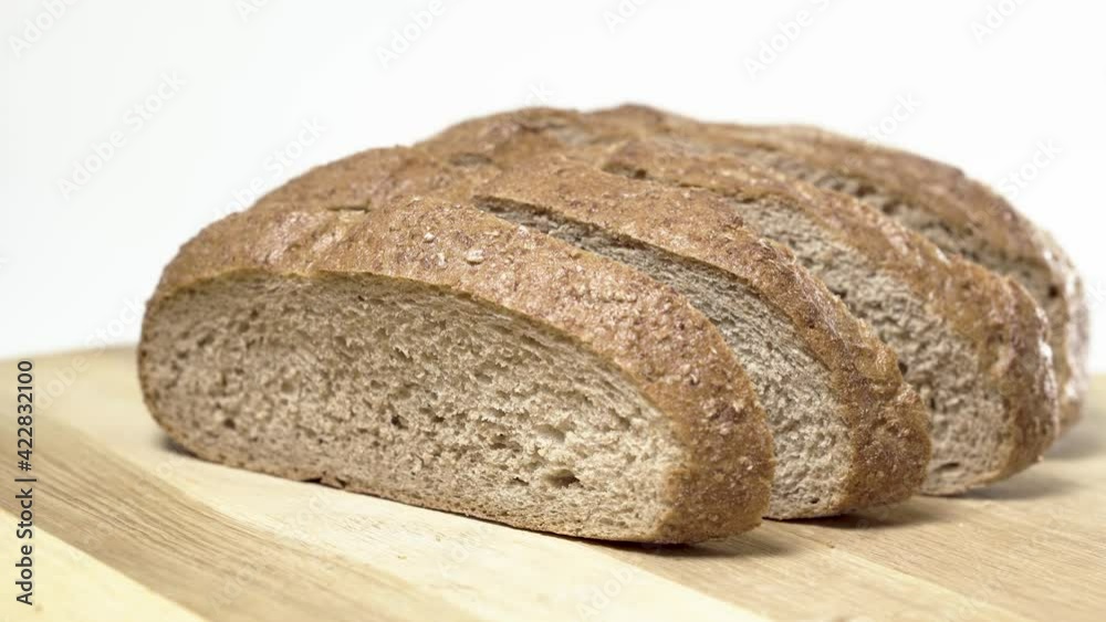 Sliced bread isolated on a white background.Healthy baked bread. Food concept. Sliced bread isolated on a white background.Healthy baked bread. Food concept.
