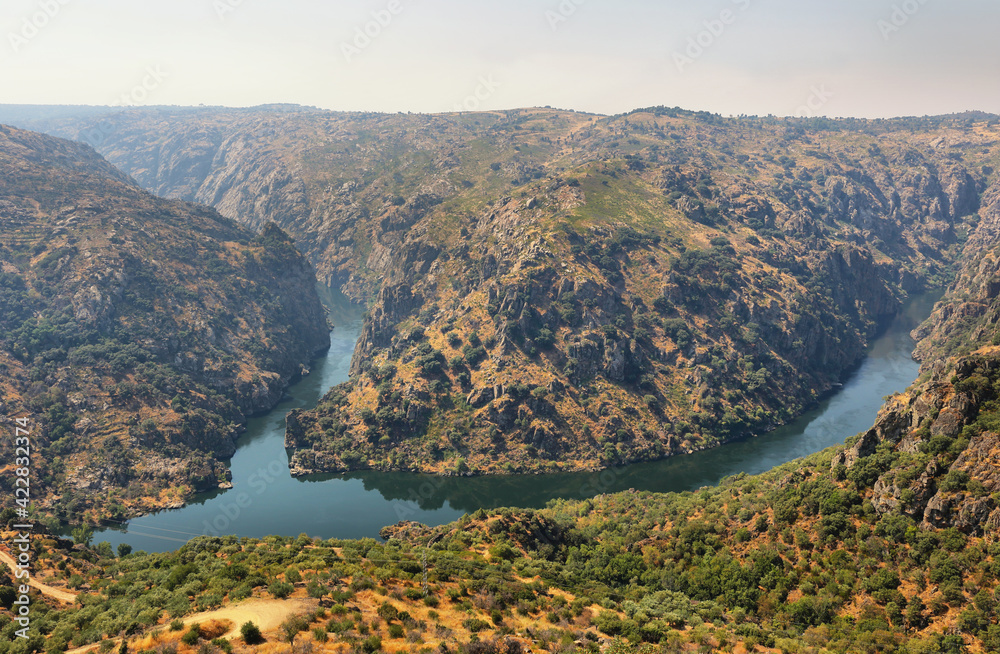 Fraga do Puio viewpoint in Douro International Nature Park, Portugal