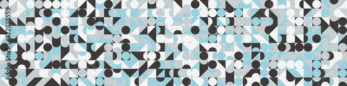 Abstract Geometric Pattern generative computational art illustration