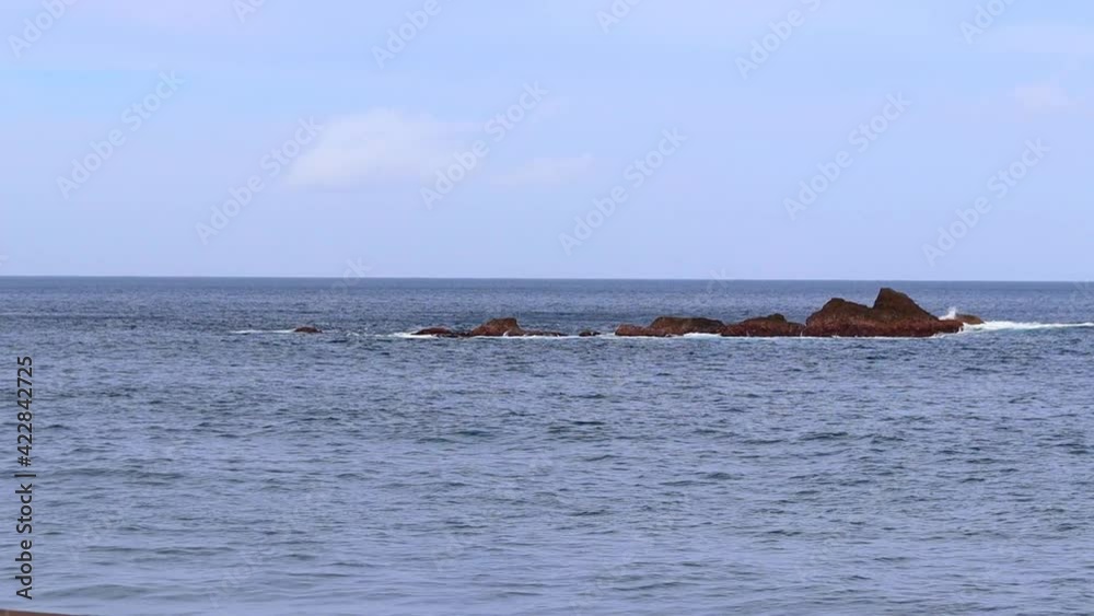 Breaking wave, Atlantic ocean, Azores travel destination. Breaking wave, Atlantic ocean, Azores travel destination.