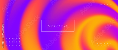 Minimal magma color gradient backdrop. Abstract twisted colorful backdrop vector design.