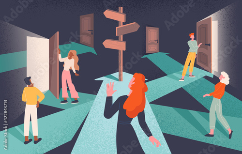 Concept of choices and Finding or Choosing the right path