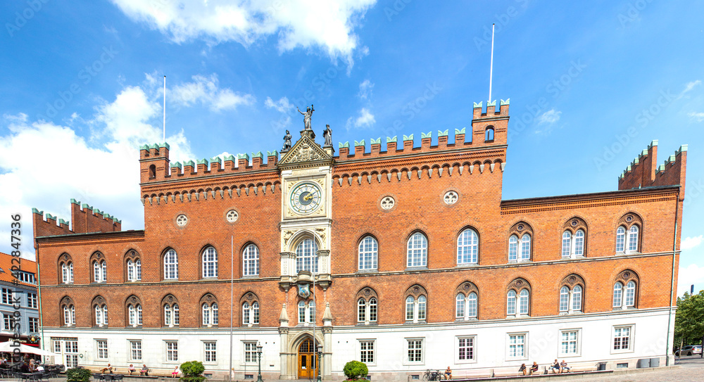 Det Gamle Rådhus (city hall) Odense Fyn Region Syddanmark (Region of Southern Denmark) Denmark