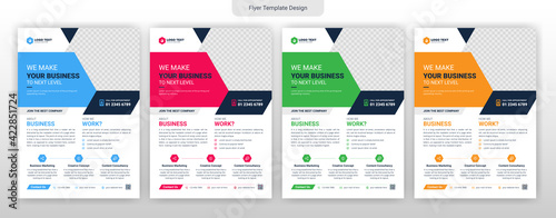 Creative Corporate & Business Flyer Brochure Template Design, abstract business flyer, vector template design. Brochure design, cover, annual report, poster, flyer