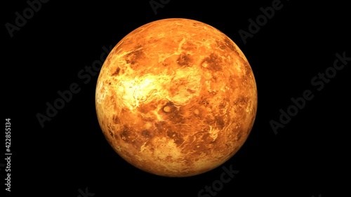 Fototapeta Naklejka Na Ścianę i Meble -  Realistic and Detailed Venus