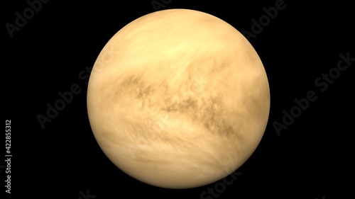 Fototapeta Naklejka Na Ścianę i Meble -  Realistic and Detailed Venus