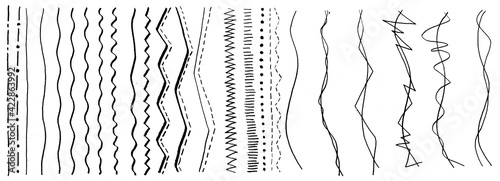 Canvas Print Illustration - Lignes