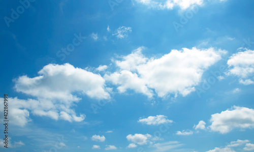 blue sky with cloud beautiful nature abstract