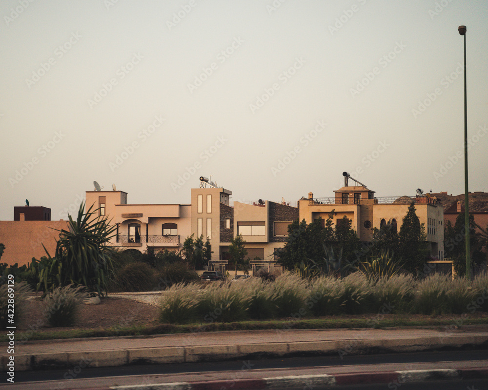 Häuser in Marrakech, Marokko