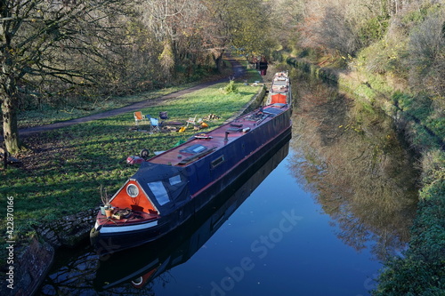narrow boat on the canal