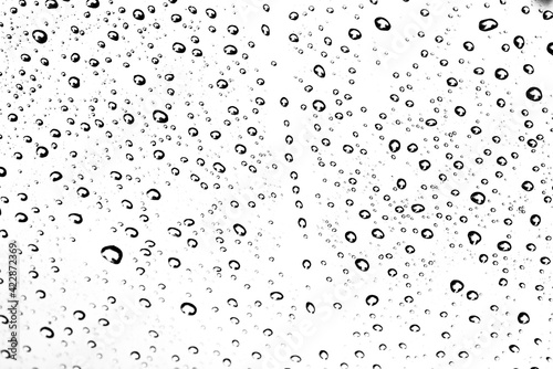 CLose Up Image Of Waterdrop On Grey Background