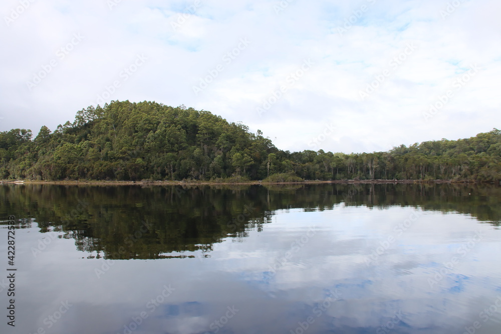 Reflections, Gordon River, Tasmanian Wilderness World Heritage Area.