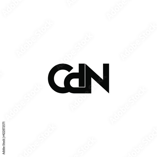 cdn letter original monogram logo design
