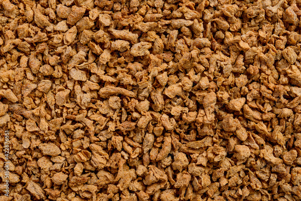 Full frame of soy protein. Full frame of soy protein.