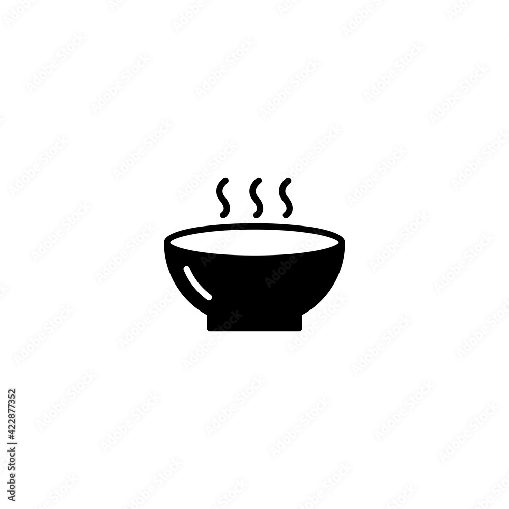 Hot ramen icon, noodle soup bowl icon vector for web, computer and mobile app Hot ramen icon, noodle soup bowl icon vector for web, computer and mobile app