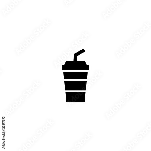 Soft drink icon vector for web, computer and mobile app