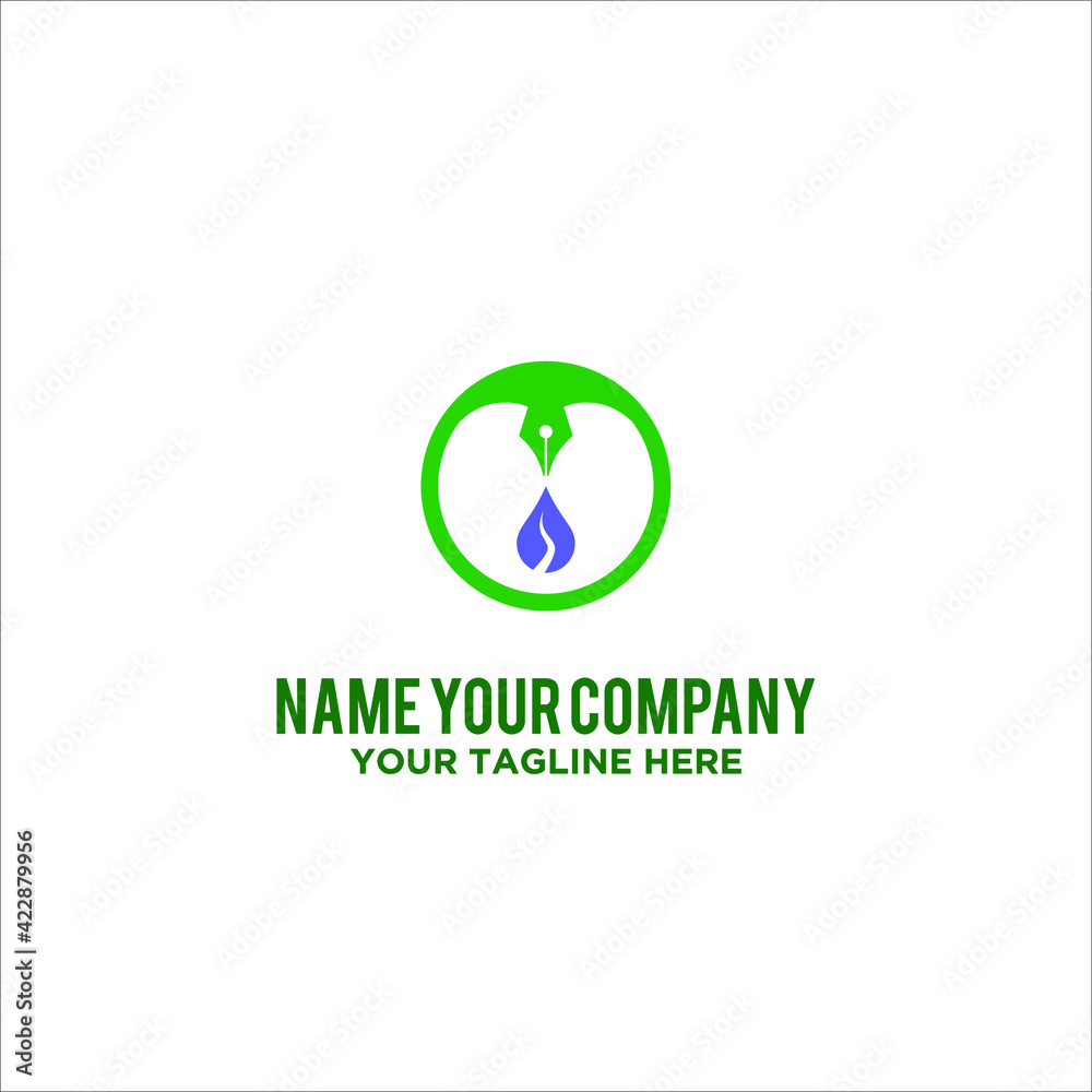 abstract eco logo abstract eco logo