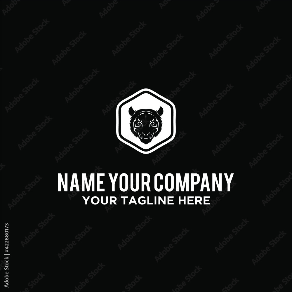 black tiger logo design black tiger logo design