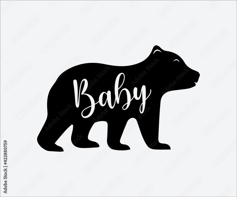 baby bear clipart