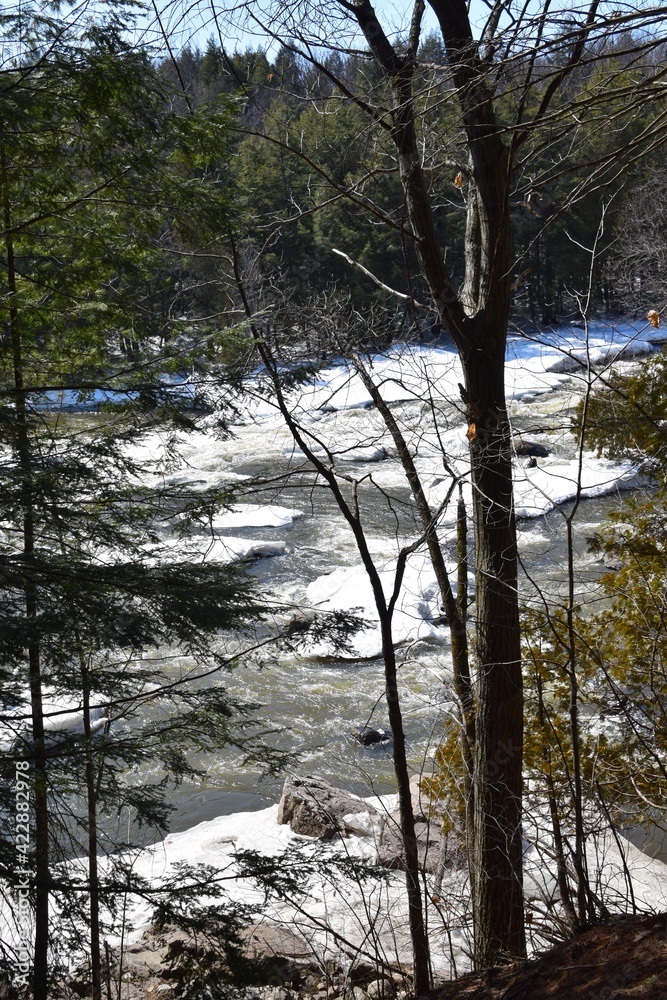 The Wilson waterfalls in southern Quebec The Wilson waterfalls in southern Quebec