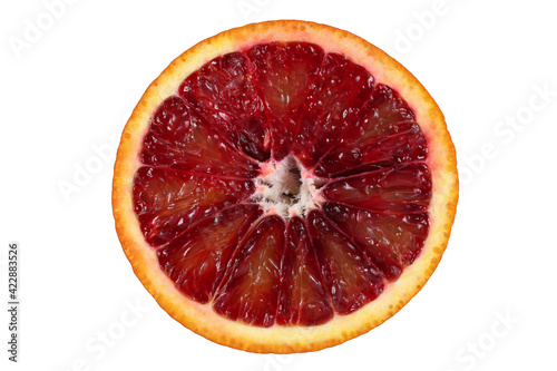 Red orange half ("bloody" orange)