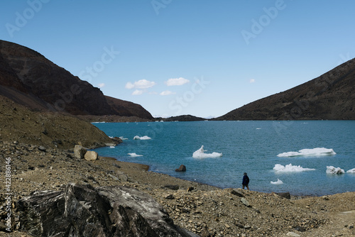Natural scenery of Tibetan Truden Nyima Glacier