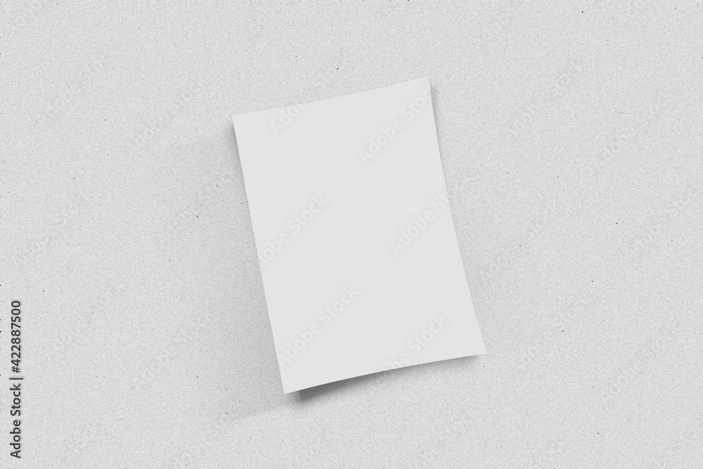White template for mock up on grey background. White template for mock up on grey background.