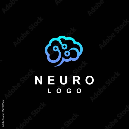 Neuro logo with modern concept