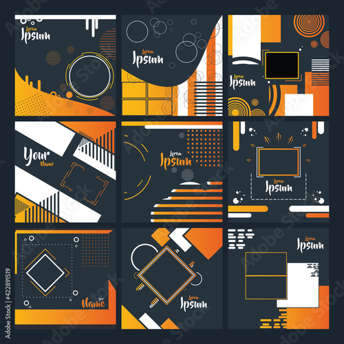 Template for social banner backgrounds, story posts, postcards, or brochure designs.