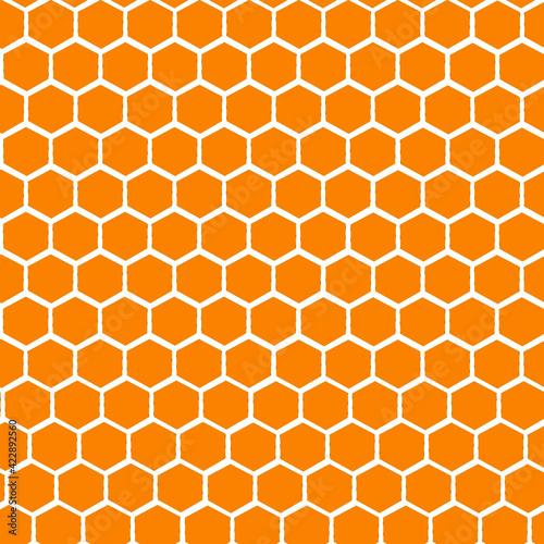 Seamless hexagon pattern