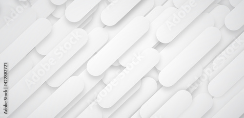 Grey white abstract stripe background geometry shine and layer element vector for presentation design. Suit for business, corporate, institution, party, festive, seminar, and talks.	