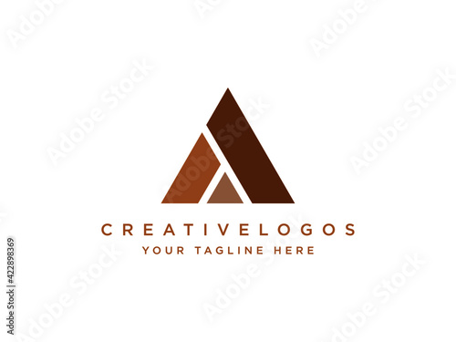 Letter AA Logo, Initials AA Logo, Alphabet AA Logo, Triangle Logo Vector, Arrow Logo, Premium Business Logo Vector