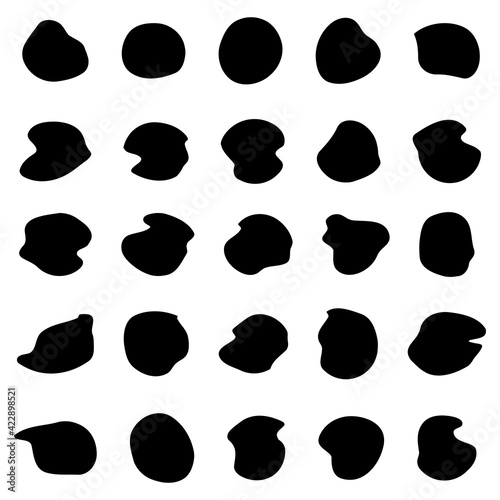 random smudge, an inkblot. Organic blob, shape speck. Slap, flex. A drop of liquid, liquid. pebble, stone silhouette. An ink spot, mottled spot irregular shape. Basic, simple rounded, smooth shape