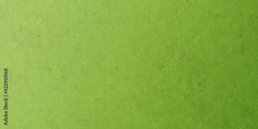 green plaster wall