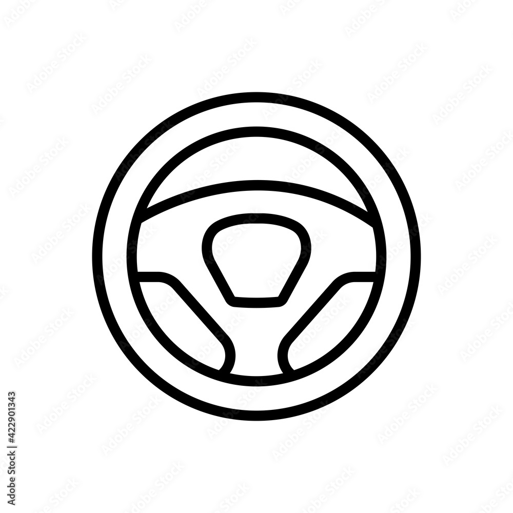 steering wheel icon design vector template steering wheel icon design vector template