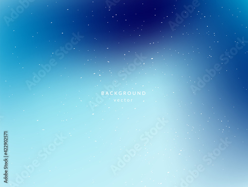 Deep blue abstract background in modern style with blurred effect and smooth gradient. Vector illustration, template with space for text.