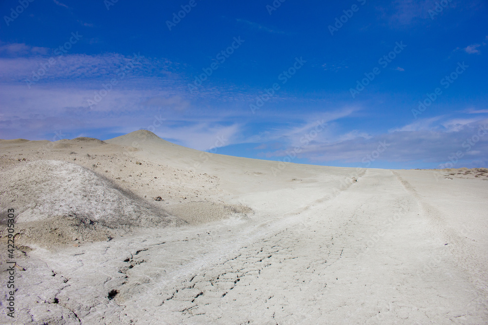 A beautiful mud volcano. Alat. Azerbaijan. A beautiful mud volcano. Alat. Azerbaijan.