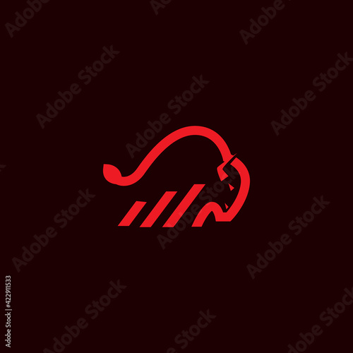 simple bull logo