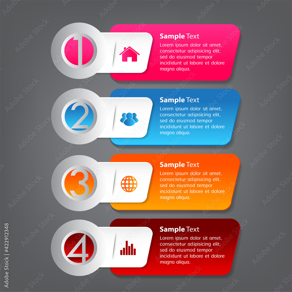 modern text box template, banner Infographics modern text box template, banner Infographics