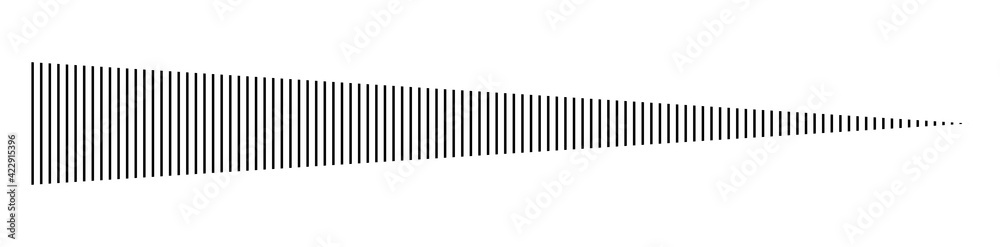 Horizontal dashed, segmented lines design shape element Horizontal dashed, segmented lines design shape element