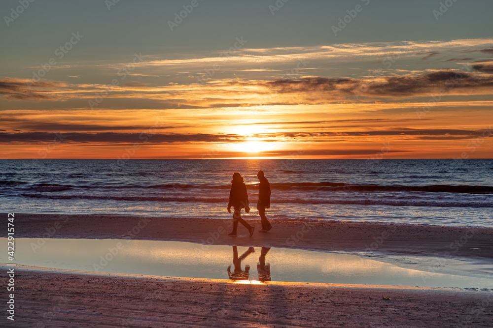 Fototapeta premium danmark nordjylland løkken strand 