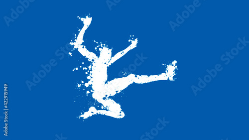 sport concept saut en longueur